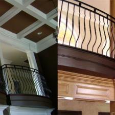 Before and after plaster walls glazed woodwork and wood grained ceilng copy